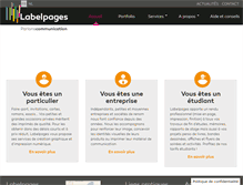 Tablet Screenshot of labelpages.com